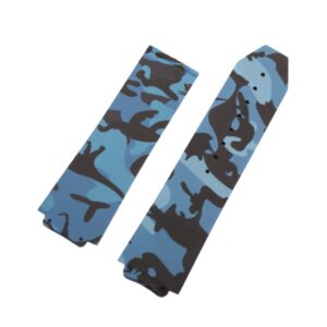 Rubber Strap - For Hublot Big Bang 44mm - Blue Camo