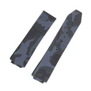 Rubber Strap - For Hublot Big Bang 44mm - Grey Camo
