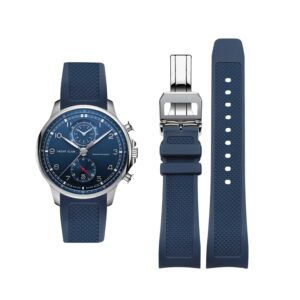 Rubber Strap - For IWC Portugieser - Blue