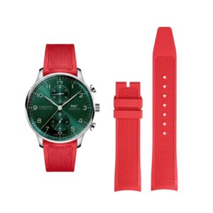 Rubber Strap - For IWC Portugieser - Red