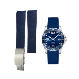 Rubber Strap - For Longines HydroConquest - Blue
