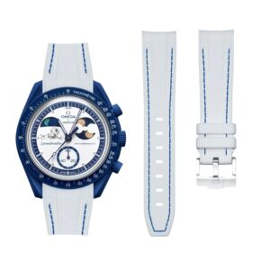 Rubber Strap - For Mission To Earthphase Moonshine Gold - White w/Blue
