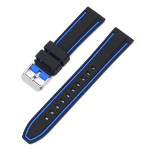 Rubber Strap - For MoonSwatch Mission to Neptune - Blue/Black