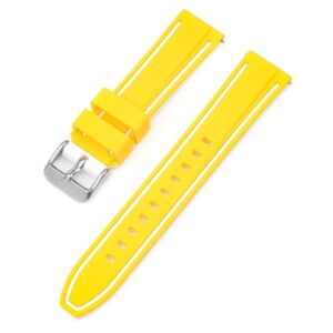 Rubber Strap - For MoonSwatch Mission to Sun - Yellow