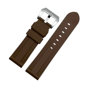 Rubber Strap - For Panerai - Brown