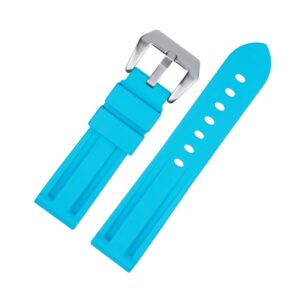 Rubber Strap - For Panerai - Light Blue