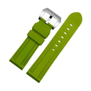 Rubber Strap - For Panerai - Lime Green