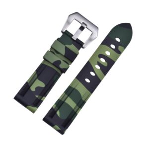 Rubber Strap - For Panerai - Military Camo