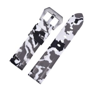 Rubber Strap - For Panerai - White Camo