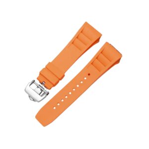 Rubber Strap - For Richard Mille RM011 | RM35 | RM50 | RM52 | RM57 | RM65 - Orange