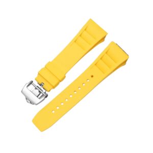 Rubber Strap - For Richard Mille RM011 | RM35 | RM50 | RM52 | RM57 | RM65 - Yellow