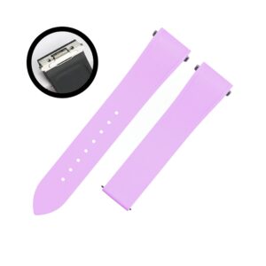 Rubber Strap - For Santos de Cartier Medium - Pink - Quick Switch/Release