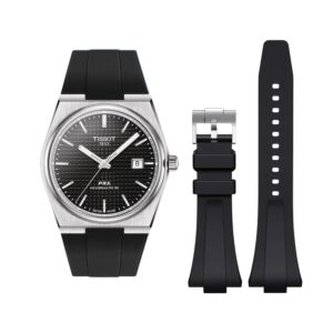 Rubber Strap - For Tissot PRX - Black