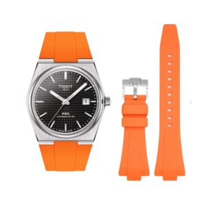 Rubber Strap - For Tissot PRX - Orange
