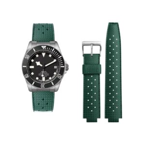Rubber Strap - For Tudor Pelagos 25500 / 25600 - Green
