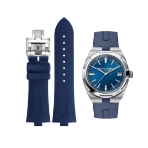Rubber Strap - For Vacheron Constantin Overseas 25mm - Blue
