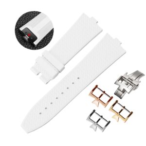 Rubber Strap - For Vacheron Constantin Overseas - White