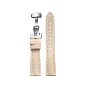 Sailcloth Watch Strap – FKM Rubber – Beige – MarinerTex™ by makewrist