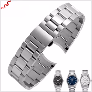 New Replacement 20mm Silver Curved End Solid Steel Bracelet for Omega Seamaster | Men‘s Luxury Watch Strap$40.98$42.25Free shipping