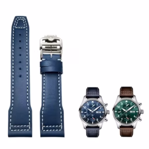 Soft Genuine Leather Strap for IWC Pilot/Portugieser/Portofino/Mark XVIII IW377714 | 20-22mm Dark Blue Watch Band ​​Waterproof$33.71$34.75Free shipping