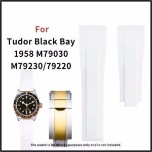 Curved End Sports Belt For TUDOR Black Bay 1958 M79030 M79230 79220 Rubber Watchband Folding Buckle Watch Strap 20Mm/21Mm/22Mm$47.29$48.75Free shipping