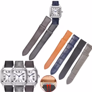 Replacement Cowhide Leather Strap for Cartier Santos WSSA0010/WSSA0018 | 19-21mm Quick Release Unisex Bracelet ​​Waterproof Hot$73.89$76.18Free shipping