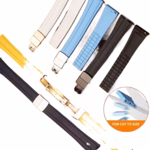 CTS FKM Fluororubber Watch Strap for Seiko Aquanaut & Omega Seamaster | 20mm Quick Release Butterfly Buckle | Cut-to-Size Band$70.11$72.28Free shipping