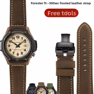 Vintage Matte Leather Strap for Casio Forester FT-500WC/AW-80V/W-89H | 19mm Men‘s Retro Watch Band$30.55$31.49Free shipping