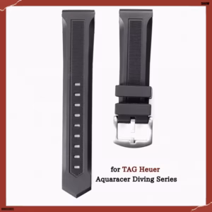 Applicable For TAG Heuer Diving Series 20mm 22mm Silicone Strap Pin Buckle Watch Band Letter Pattern Waterproof Accessories$37.05$38.20Free shipping