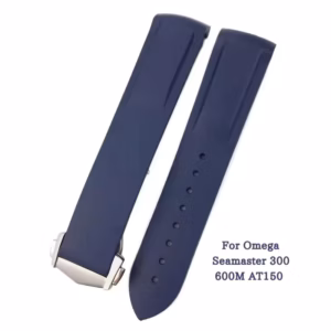 Premium Butterfly Buckle Rubber Strap for Omega Seamaster | 20mm Upgrade Replacement Band for 300 600M AT150 Men's Watch$32.37$33.37Free shipping