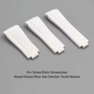 Curved End FKM Rubber Strap for Rolex-Style Submariner | 20mm Water-Resistant Dive Band for Sea-Dweller Yacht-Master in Black$52.10$53.71Free shipping