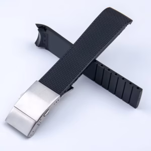 Curved End TPU Strap for Longines Conquest L3.782.4 | 21mm Rubber Classic Style Watch Band Replacement$54.71$56.40Free shipping