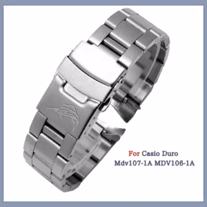 Replacement 22mm Diving Steel Metal Strap for Casio Duro MDV107-1A MDV106-1A Watch 3 Styles Wristband Bracelet Replacement Parts$34.01$35.06Free shipping