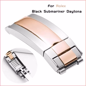 mm High Quality Stainless Steel Watch Buckle Fine Adjustment for Rolex Black Submariner Daytona Leather Strap$30.21$31.14Free shipping