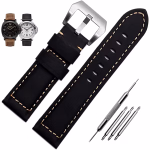 Men's Vintage Top Grain Leather Watch Band-Compatible with For Panerai 20/22/24/26mm Premium Replacement Strap$30.89$31.85Free shipping