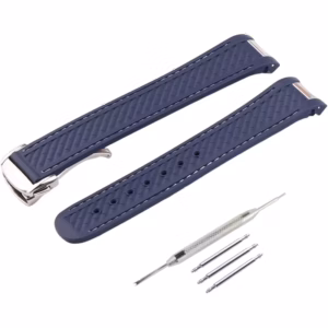 mm Rubber Silicone Replacement Strap with Steel Buckle - Fit for Omega Seamaster 300 AT150 Aqua Terra $52.41$54.03Free shipping