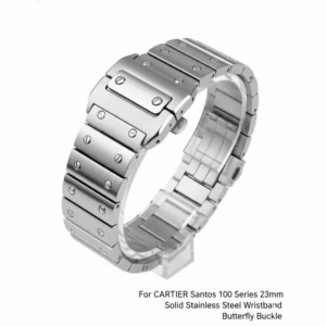 Replacement Stainless Steel Band for Cartier Santos 100 23mm Men's Watch Bracelet with Butterfly Buckle Accessories Luxury$65.84$67.88Free shipping