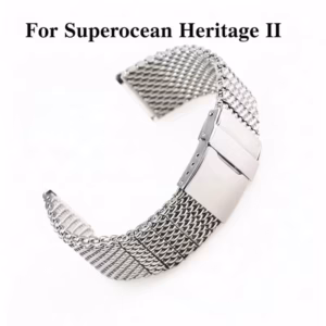 Replacement Solid Steel Milanese Strap for Breitling Superocean Heritage II 22mm Bracelet Accessories Classic Style$66.53$68.59Free shipping