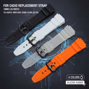 Replacement Strap for Casio AQS810 MRW-200H S300H W-800 AE1200 Small Black Men Women Unisex Watch Band$22.05$22.73Free shipping