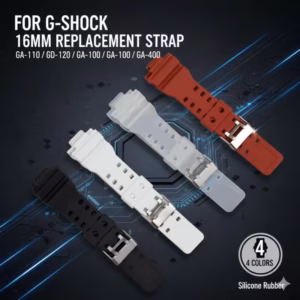 Replacement Silicone Rubber Strap for Casio GA-110 GD-120 GA-100 GA-100C GA-400 16mm G-Shock Watch Band$21.87$22.55Free shipping