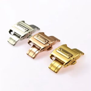 Replacement Stainless Steel Double Push Butterfly Clasp for Cartier Montblanc Santos 100 Watch Band$31.72$32.70Free shipping