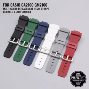 Replacement 16mm Resin Silicone Strap for Casio GM2100 GA2100 Series Oak Watch Band$18.81$19.39Free shipping