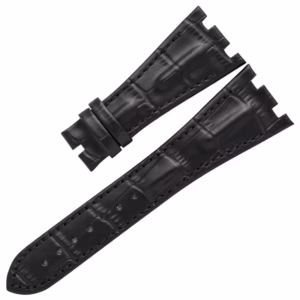Wholesale 28mm Bamboo Pattern Double Ridge Tapered Genuine Leather Strap for AP Men's Watch Band Accessories$26.66$27.48