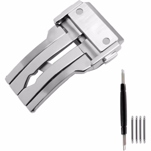 Premium 316L Stainless Steel Watch Buckle for Hublot Big Bang - 18/20/22/24mm Full Sizes with Free Watch Band Replacement Tool$29.32$30.23Free shipping