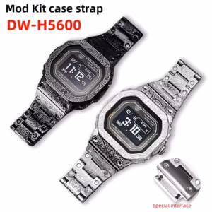 Full Metal Mod Kit for Casio G-SHOCK DW-H5600 3516 Stainless Steel Case Strap Retro Carved Bezel Replacement Accessories$99.71$102.79Free shipping
