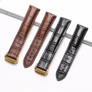 Genuine Leather Watch Strap with Deployment Buckle Replacement Band for Omega Seamaster De Ville Series Men's Watch Accessories$30.89Free shipping