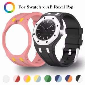-in-1 Premium Luxury Modification Kit for Swatch x AP Royal Pop Pocket Watch Convert To Wristwatch PC Case+Silicone Strap Acces$24.26Free shipping