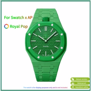 Ceramic Biomaterials Mod Kit for Swatch x AP Royal POP, Complete Case & Strap Set Convert Pocket Watch to Wristwatch Parts$78.19Free shipping